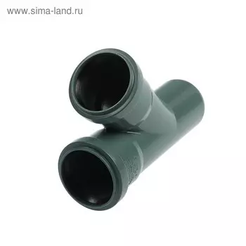 Тройник канализационный FLEXTRON, внутренний, d=5050 мм, 45°
