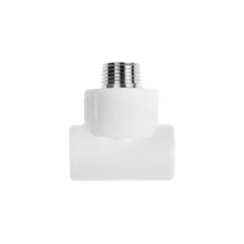 Тройник комбинированный ZEIN, полипропиленовый, наружная резьба, d=20 мм 1/2" х 20 мм