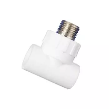 Тройник MeerPlast, 32 мм x 3/4", наружная резьба, комбинированный