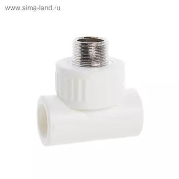 Тройник OTMO, полипропиленовый, 20 мм х 1/2", наружная резьба