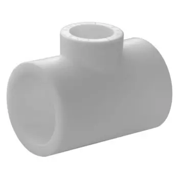 Тройник переходной "ПОЛИТЭК", полипропиленовый, d=63 x 50 x 63 мм