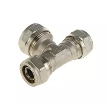 Тройник переходной Valtec, обжимной, 20 мм х 26 мм х 20 мм