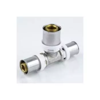 Тройник-пресс Aquasfera 8010-04, d=20 х 20 х 16 мм, переходной, латунь