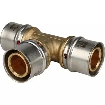 Тройник-пресс STOUT SFP-0006-323232, d=32 мм, латунь