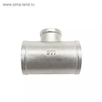 Тройник STI, 1" x 3/4" x 1", внутренний, никелированная латунь