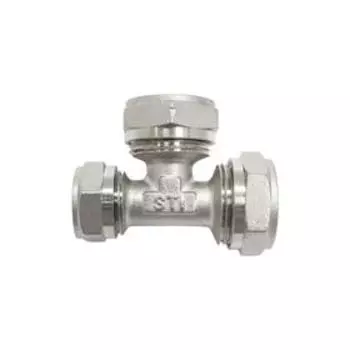 Тройник STI, обжимной, 20х20х16 мм
