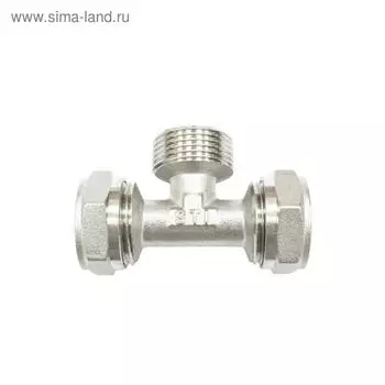 Тройник STI, обжимной, 20x1/2"x20, наружный