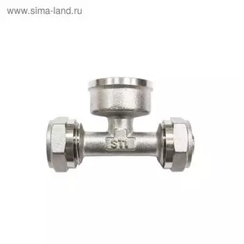 Тройник STI, обжимной, 20x1/2"x20, внутренний