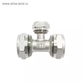 Тройник STI, обжимной, 26х20х26 мм