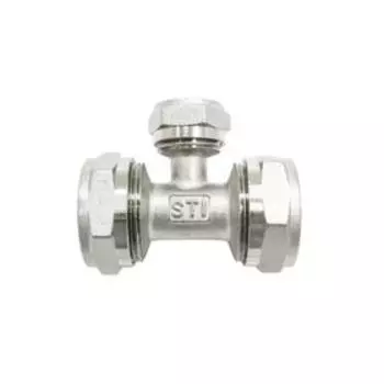 Тройник STI, обжимной, 32х20х32 мм