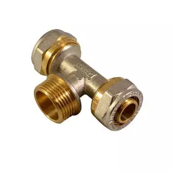 Тройник СТМ, обжимной, 20 мм 3/4" x 20 мм, наружный