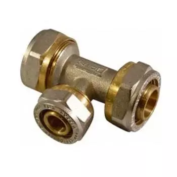 Тройник СТМ, обжимной, 26x20x26 мм