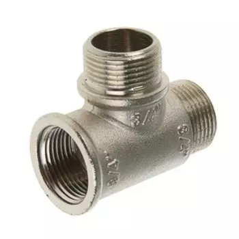 Тройник Valtec, 3/4", внутренняя/наружная/наружная резьба