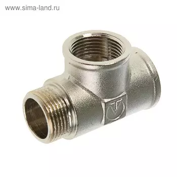 Тройник Valtec, 3/4", внутренняя/внутренняя/наружная резьба
