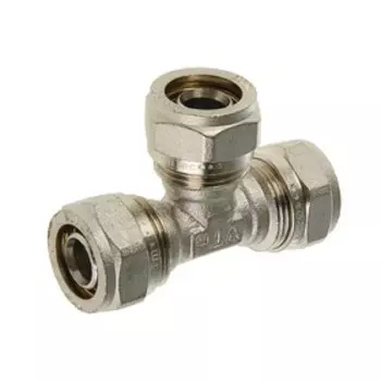 Тройник Valtec, обжимной, 20 мм