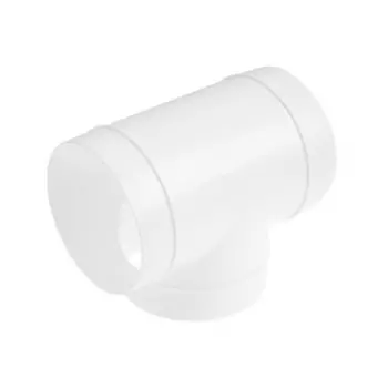 Тройник ZEIN, для круглого вентиляционного канала, d=125 мм