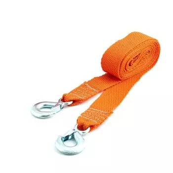 Трос буксировочный "Буксир" 3,5 т, 2 крюка, 4 м, в пакете