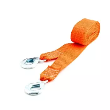 Трос буксировочный РОСТРОС 5 т, 2 крюка, 4,5 м, в пакете