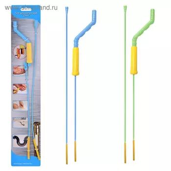 Трос для чистки труб «Спин», 45-60 см, цвет МИКС