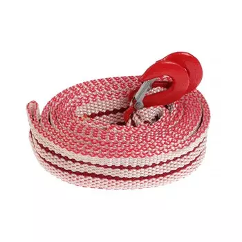 Трос-лента буксировочный, 10 т, 4,5 м, 2 крюка