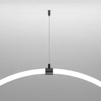 Трос подвесной для круглого гибкого неона Elektrostandard, Full light 30x27,5x2000 мм, IP20, цвет чёрный
