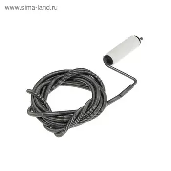 Трос сантехнический "СТМ", с вращающейся ручкой Дн 6 мм, L= 2.5 м