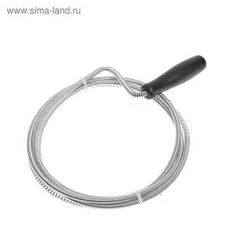 Трос сантехнический ZEIN engr, оцинкованный, с ручкой, d=5 мм, L=1.5 м