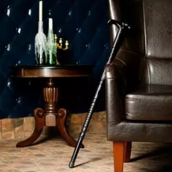 Трость сувенирная 90 см «Рукоять дракон», тёмная, резная, дерево, МИКС