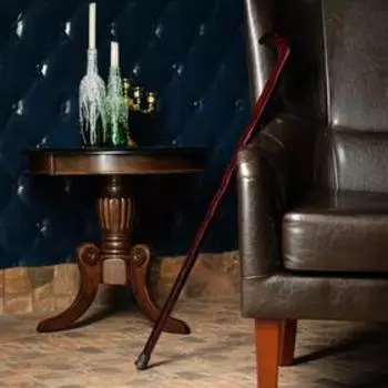 Трость сувенирная 90 см, тёмная, дерево