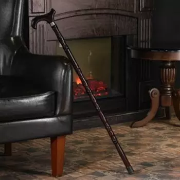 Трость сувенирная 96.5 см «Узор», тёмная, дерево