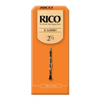 Трости Rico RCA2525 Rico для кларнета Bb, размер 2.5, 25шт