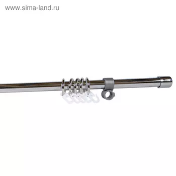 Труба для дополнительного ряда, ширина 200 см, цвет серебро глянец