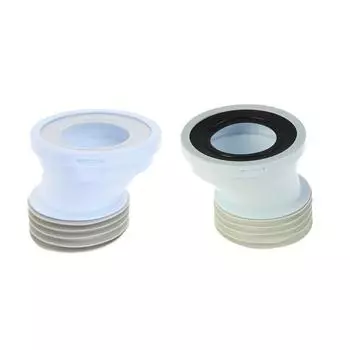 Труба фановая для унитаза "АНИ Пласт" W0220, эксцентрическая, 20 мм