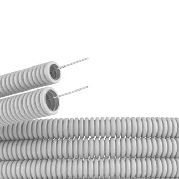 Труба KC 9192525 ПВХ гофрированная, гибкая, легкая, d=25 мм, уп 25м