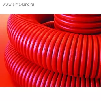 Труба ПНД DKC 121950, гофро, двустенная, с протяжкой, d=50мм, 100 м