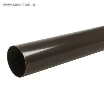 Труба водосточная DCKE LUX, 3000 мм, цвет шоколад