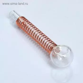 Трубка курительная, 2.512.8 см, золотой