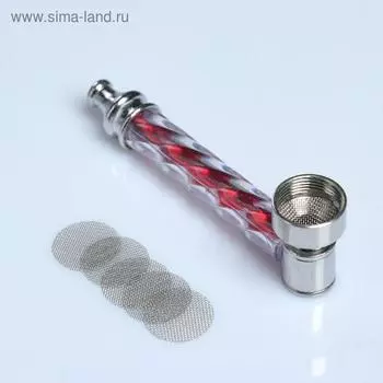 Трубка для курения, 5 сеточек, 8.53 см