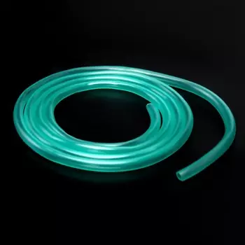 Трубка-шланг для компрессора силиконовая, 4 мм, 1 м, зелёная