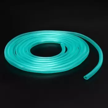 Трубка-шланг для компрессора силиконовая, 4 мм, 2 м, зелёная