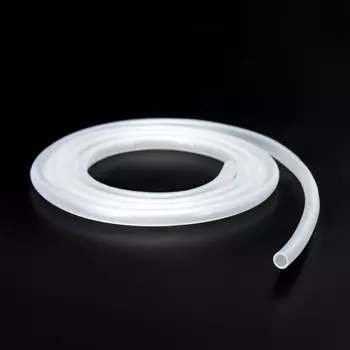 Трубка-шланг для компрессора силиконовая, 4 мм, 1 м, матовая