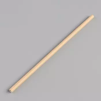 Трубочки бумажные в индивдуальной крафт упаковке "Крафт" 19,5 см, диаметр 6 мм