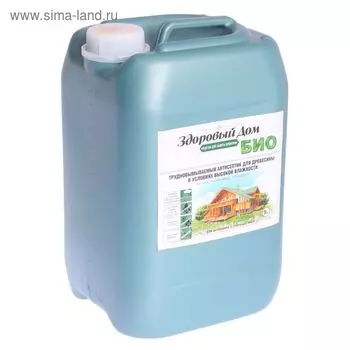 Трудновымываемый антисептик для древесины в условиях высокой влажности, 9кг