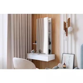 Трюмо «Мария», с зеркалом, 7063301116 мм, цвет белый