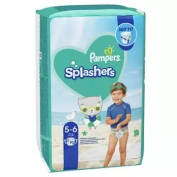 Трусики для плавания Pampers Splashers размер 5-6, 10 шт.