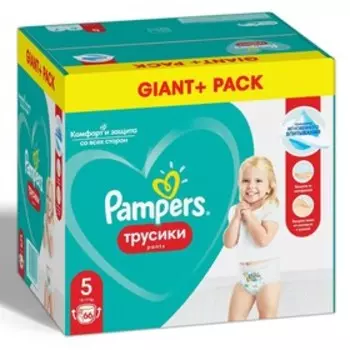 Трусики Pampers Pants, размер 5, 66 шт.