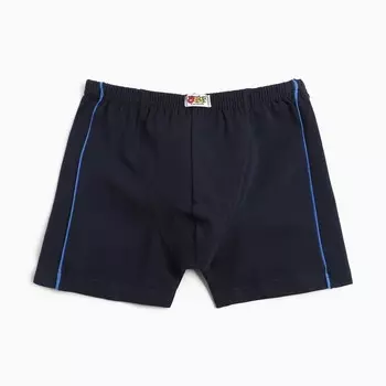 Трусы-боксеры для мальчика, цвет темно-синий, рост 140 см