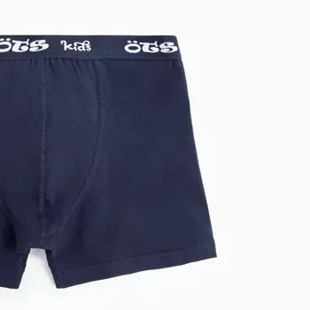 Трусы-боксеры для мальчика, цвет тёмно-синий, рост 122-128см