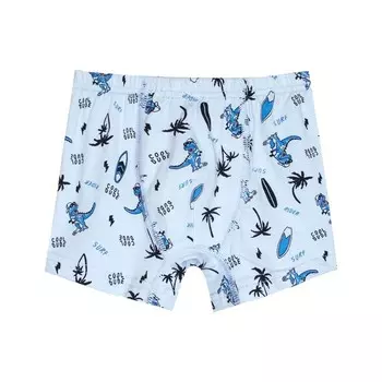 Трусы-боксеры для мальчика, рост 110-116 см, цвет голубой