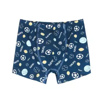 Трусы-боксеры для мальчика, рост 98-104 см, цвет индиго